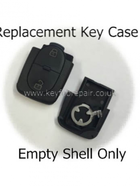 Audi 2 Button Key Case Shell